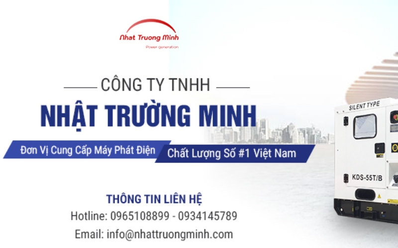 công ty cung cấp máy phát điện Nhật Trường Minh