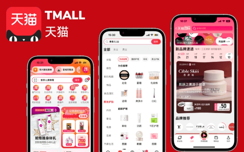 các mặt hàng bán trên tmall