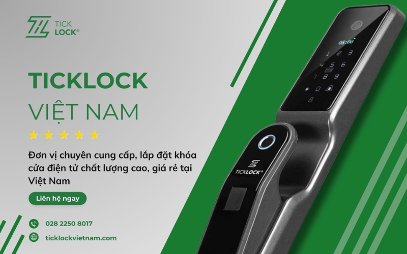 Thương hiệu khóa cửa thông minh TICKLOCK