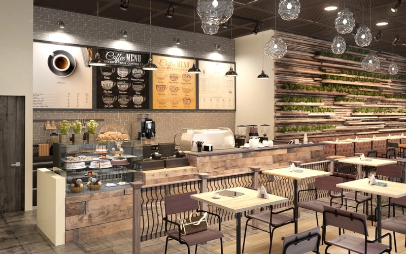 Chi phí xây dựng và trang trí quán cafe