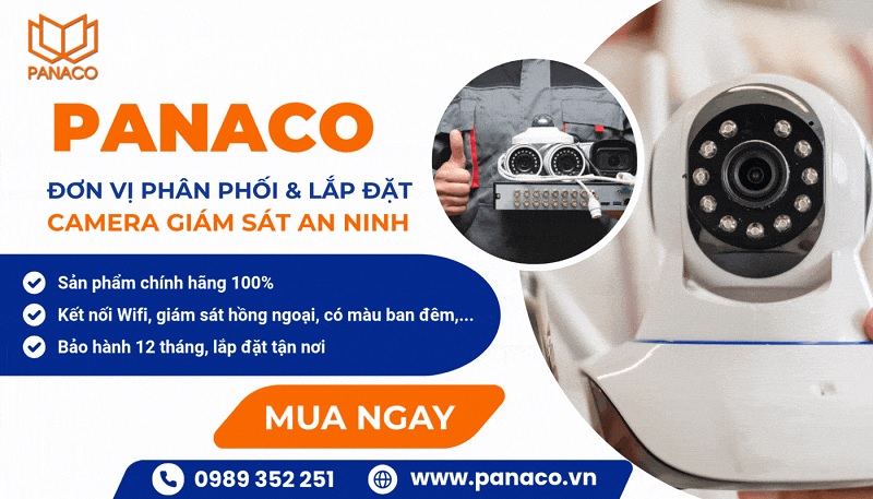 PANACO - Đơn vị phân phối và lắp đặt camera chính hãng